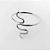 PULSEIRA BRACELETE COBRA SERPENTE LISO AJUSTÁVEL - PRATA 925 - Imagem 4