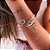PULSEIRA BRACELETE COBRA SERPENTE LISO AJUSTÁVEL - PRATA 925 - Imagem 3