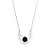 GARGANTILHA CHOKER MEIA LUA PEDRA NATURAL TURMALINA NEGRA BOHO BALI - PRATA 925 - Imagem 2