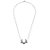 GARGANTILHA CHOKER MEIA LUA INDIANA DETALHES PONTILHADO BOHO BALI INVERTIDA - PRATA 925 - Imagem 2