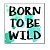 QUADRO DECORATIVO BORN TO BE WILD - Imagem 1