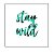 QUADRO DECORATIVO - STAY WILD - Imagem 1