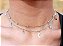 CHOKER DUPLO ESTRELA E LUA - Imagem 1