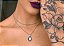 CHOKER DUPLO COM PONTO DE LUZ GOTA - Imagem 1