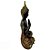 Buda em akash decorado | 25cm | Resina - Imagem 3