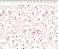 Tecido Floral e Passarinho ES021C02 - Imagem 1