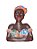 Namoradeira Turbante com Rosa G - Imagem 1