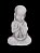 Buda Baby Mão no Rosto Careca 19 cm - Imagem 1