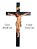 Crucifixo de Madeira Pintado Gesso 83 cm - Imagem 1