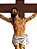 Crucifixo em Madeira Cristo em Resina 250 cm Agonia - Imagem 2