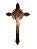 Crucifixo em Madeira Cristo em Resina 150 cm Resplendor - Imagem 1