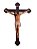 Crucifixo em Madeira Cristo em Resina 320 cm - Imagem 1