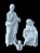 Sagrada Família do Presépio Pó de Mármore 100 cm - Imagem 1