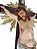 Crucifixo em Madeira 150 cm Resplendor Cristo em Resina 70 cm - Imagem 4
