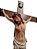 Crucifixo com base 150 cm Cristo em Resina 70 cm - Imagem 3