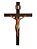 Crucifixo em Madeira 52 cm Cristo em Resina 30 cm - Imagem 1