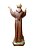 São Francisco de Assis braços abertos Resina 90 cm - Imagem 4