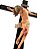 Crucifixo em Madeira 150 cm Cristo Estilizado em Resina 65 cm - Imagem 3