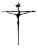 Crucifixo e Cristo em Estanho de Parede 20x15 cm - Imagem 1