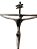 Crucifixo e Cristo em Estanho de Mesa 21x14 cm - Imagem 2