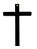 Crucifixo Madeira e Cristo em Estanho de Parede 27x18 cm - Imagem 4