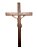 Crucifixo em Madeira 48 cm Cristo em Resina 25 cm - Imagem 3
