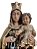 Nossa Senhora da Carmo Gesso Pintada 63 cm - Imagem 2