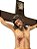 Crucifixo em Madeira 150 cm Cristo em Resina 70 cm - Imagem 2