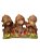 Macaquinhos Cego Surdo Mudo 10 x 16 cm - Imagem 1