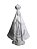 Nossa Senhora Aparecida Manto Liso Mod.4 Gesso 20 cm - Imagem 1