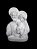 Sagrada Família Busto com Aureola 30 cm - Imagem 1