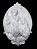 Sagrada Família Medalhão 37x25 cm - Imagem 1