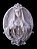 Sagrado Coração de Maria Medalhão 37x25 cm - Imagem 1