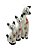 Trio de gatos G Pintados 52 cm - Imagem 1