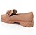 Sapato Feminino Mocassim Com Corrente Beira Rio Nude 4283.105.9569.53152 - Imagem 3