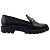 Sapato Mocassim Beira Rio Feminino Preto Com Enfeite - Imagem 5