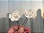 Conjunto 4 pins  Rosas - Imagem 5