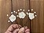 Pin Mini Rosa com Pérolas / Unidade - Imagem 1