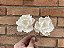 Dupla de pins Peonias off white - Imagem 2