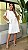 Vestido Viscolinho Midi Curto Assimetria Ombro - Imagem 1