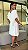 Vestido Viscolinho Midi Curto Assimetria Ombro - Imagem 2