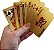 Baralho Dourado Ouro Brilho Luxo Poker Truco Cartas - Imagem 2