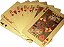 Baralho Dourado Ouro Brilho Luxo Poker Truco Cartas - Imagem 3