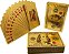 Baralho Dourado Ouro Brilho Luxo Poker Truco Cartas - Imagem 1