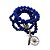 Conjunto de 4 pulseiras azul - Imagem 1