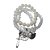 Conjunto de 4 pulseiras branco e cristal - Imagem 1