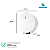 Dispenser de Papel Higiênico Aço Carbono Branco 400MTs c/ Porta Cadeado - 12281 - Imagem 2
