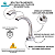 Torneira com Sensor Anti Vandalismo - Loren TS300L - 35002 - Imagem 3