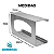Suporte Porta Luvas Fabricado em Aço inox Polido - 13689 - Imagem 2