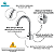Torneira com Sensor Bica Móvel Anti Vandalismo - Loren TS10P - 35008 - Imagem 2